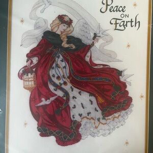 Dimensions Angel of Peace Christmas Ribbon Embroidery Kit